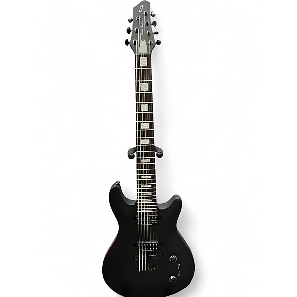 Used Jericho Guitars AVENGER 7 Black Solid Body Electric Guitar