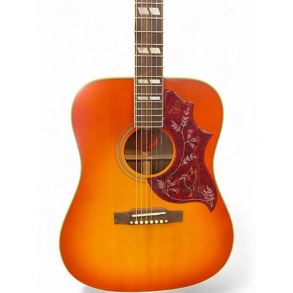 Used Epiphone INSPIRED BY GIBSON Hummingbird AGED CHERRY SUNBURST Acoustic Electric Guitar