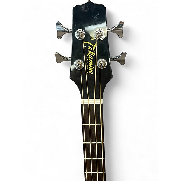 Used Takamine EG512CG Black Acoustic Bass Guitar