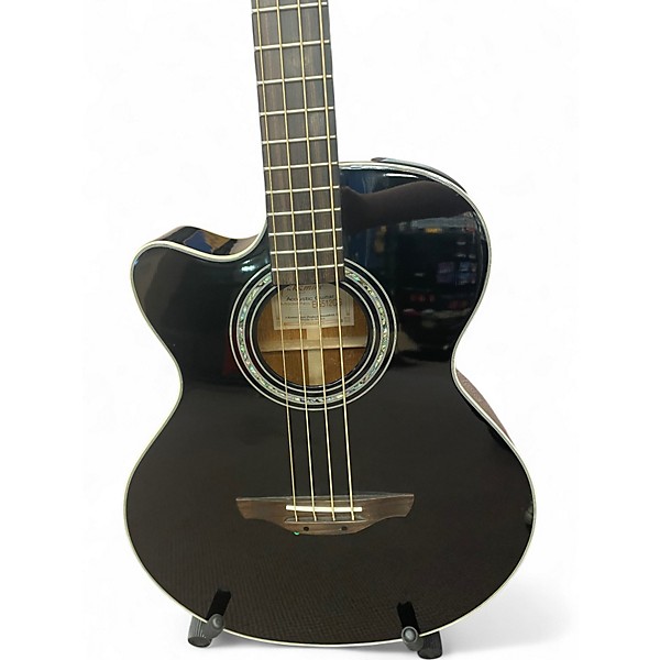Used Takamine EG512CG Black Acoustic Bass Guitar