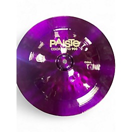 Used Paiste 14in Purple Color Sound  Cymbal