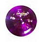 Used Paiste 14in Purple Color Sound  Cymbal