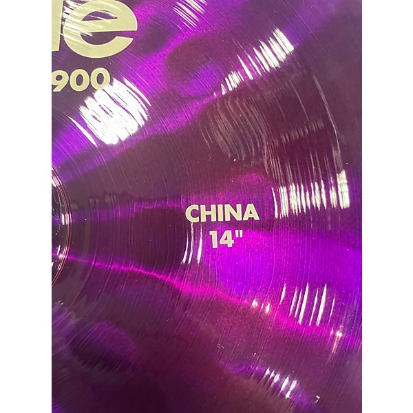 Used Paiste 14in Purple Color Sound  Cymbal