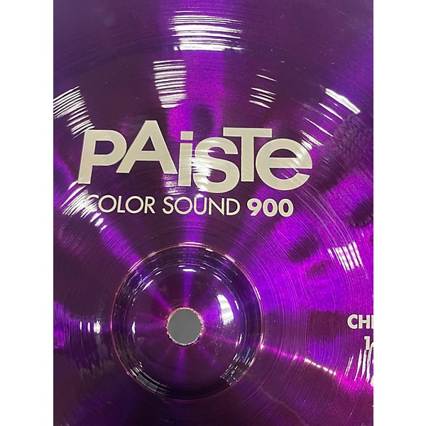 Used Paiste 14in Purple Color Sound  Cymbal