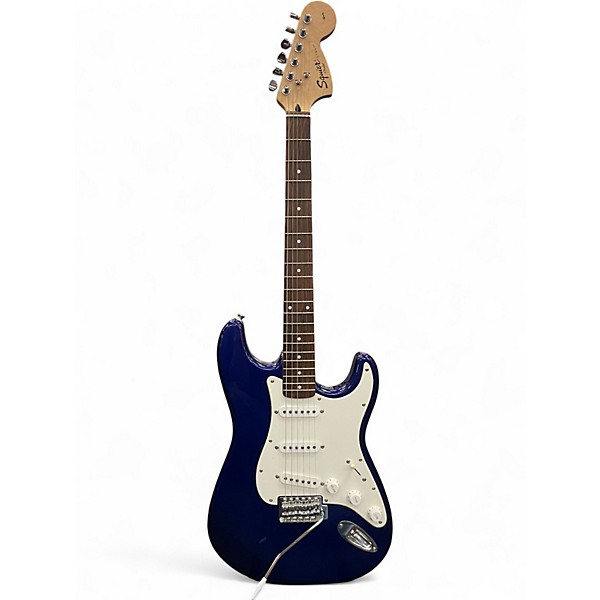 Used Squier Affinity Stratocaster Blue Solid Body Electric Guitar