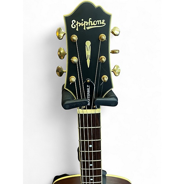 Used Epiphone Masterbuilt AJ-500RE Natural Acoustic Electric Guitar