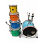 Used SONOR 5 Piece Safari  Multi-Color Wrap Drum Kit thumbnail