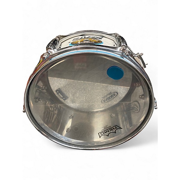 Used Pearl 10X5 Firecracker Snare White  Drum
