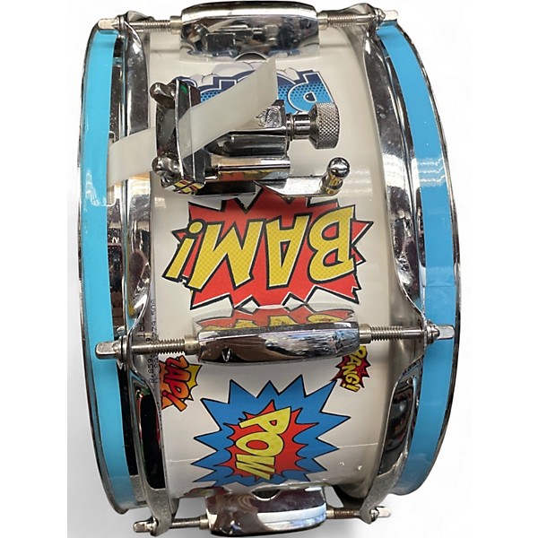Used Pearl 10X5 Firecracker Snare White  Drum