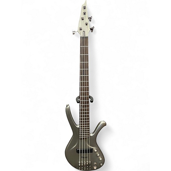 Used Ibanez EDA905 Silver Electric Bass Guitar