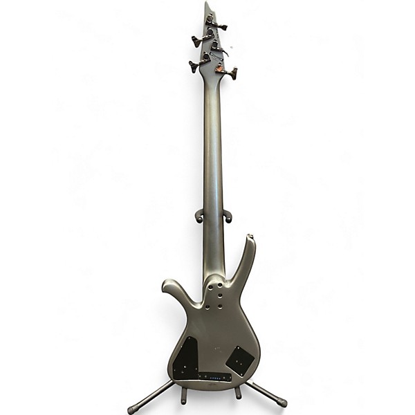 Used Ibanez EDA905 Silver Electric Bass Guitar