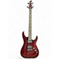Used Schecter Guitar Research Hellraiser C1 Black Cherry Solid Body Electric Guitar thumbnail