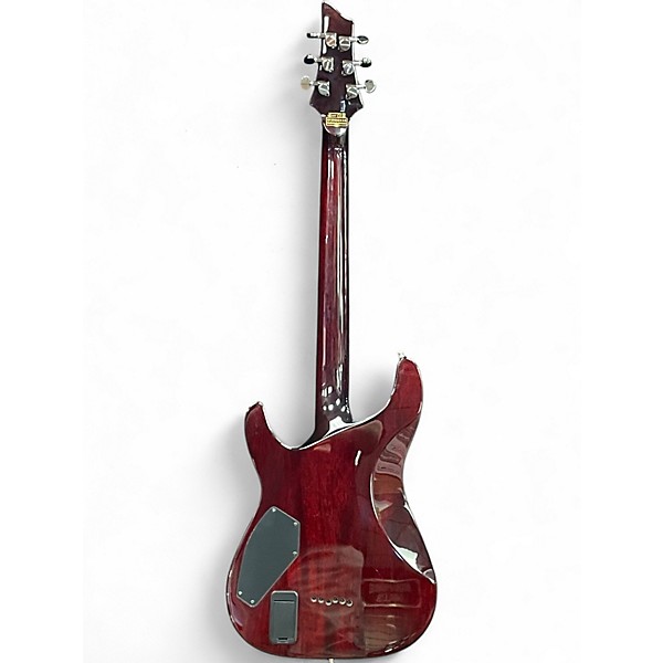 Used Schecter Guitar Research Hellraiser C1 Black Cherry Solid Body Electric Guitar