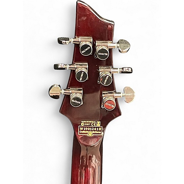 Used Schecter Guitar Research Hellraiser C1 Black Cherry Solid Body Electric Guitar