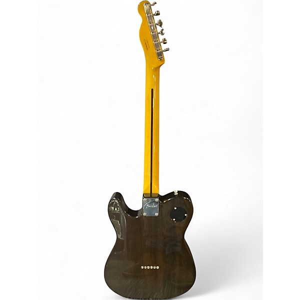 Used Fender Fender Modern Player Telecaster Thinline Deluxe  Trans Black Hollow Body Electric Guitar