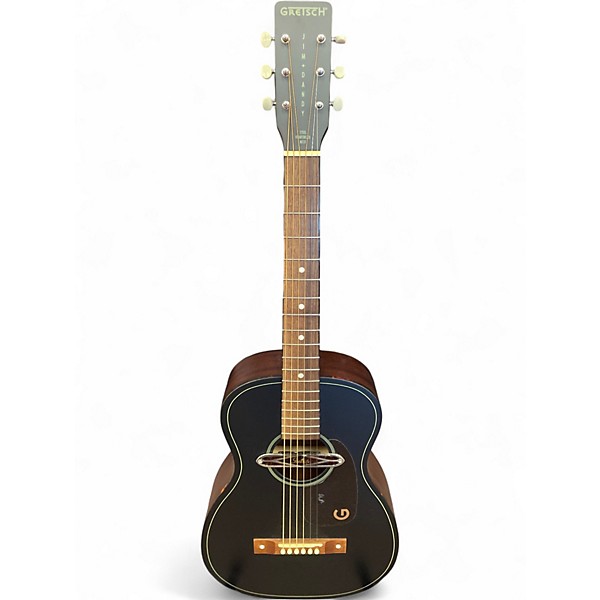 Used Gretsch Guitars Deltoluxe Parlor Black Acoustic Guitar