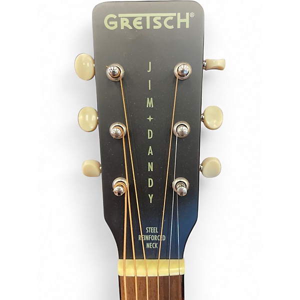 Used Gretsch Guitars Deltoluxe Parlor Black Acoustic Guitar