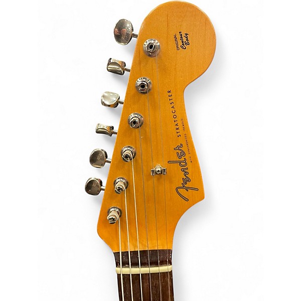 Used 2003 Fender Classic Series 1960S Stratocaster 3 Tone Sunburst Solid Body Electric Guitar