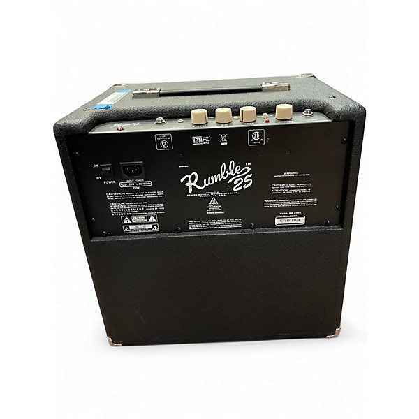 Used 2024 Fender Rumble 25 25W 1x8 Bass Combo Amp