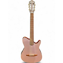 Used Ibanez FRH10N Rose Gold Classical Acoustic Electric Guitar