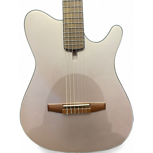 Used Ibanez FRH10N Rose Gold Classical Acoustic Electric Guitar