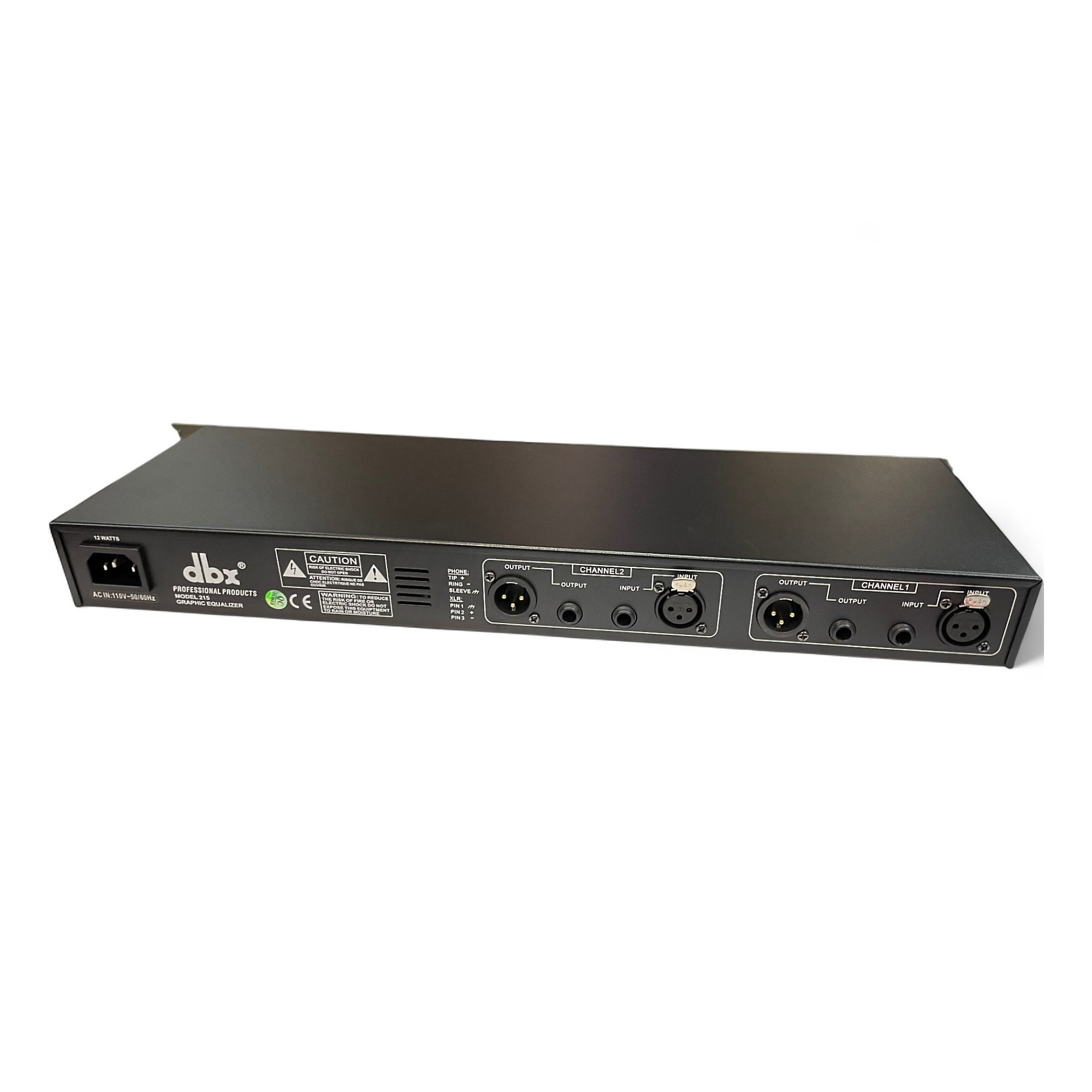 Used dbx 215 Dual 15-Band Graphic Equalizer | Guitar Center