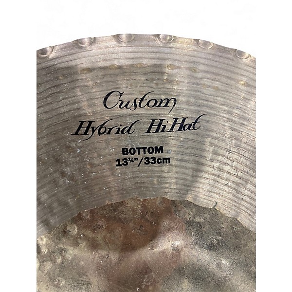 Used Zildjian 13in K Custom Hybrid Hi Hat Bottom Cymbal
