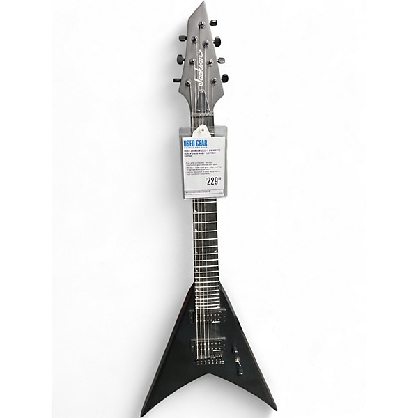 Used Jackson JS22-7 KV Satin Black Solid Body Electric Guitar