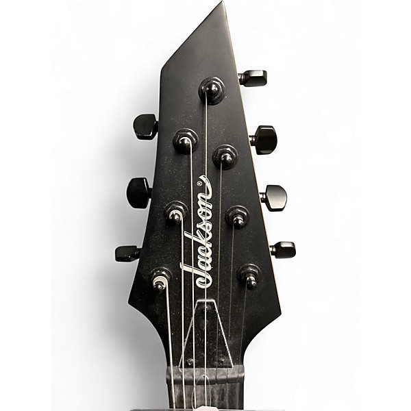 Used Jackson JS22-7 KV Satin Black Solid Body Electric Guitar