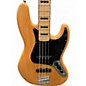 Used Squier Vintage Modified 70S Jazz Bass Natural Electric Bass Guitar