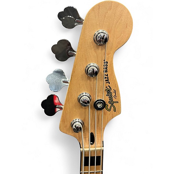Used Squier Vintage Modified 70S Jazz Bass Natural Electric Bass Guitar