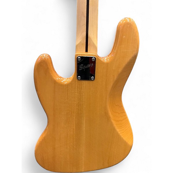 Used Squier Vintage Modified 70S Jazz Bass Natural Electric Bass Guitar
