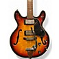 Vintage 1960s Univox Coily 2 Color Sunburst Hollow Body Electric Guitar