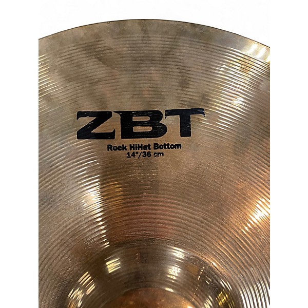 Used Zildjian 14in ZBT Rock Hi Hat Bottom Cymbal