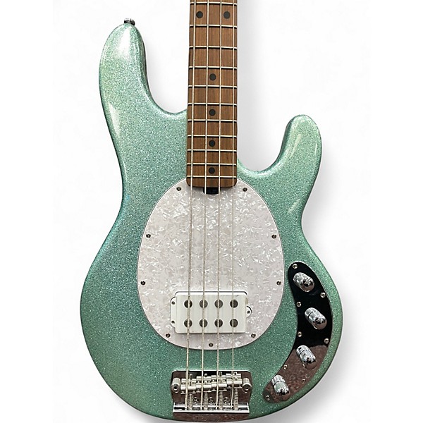 Used Sterling by Music Man Ray34 SEAFOAM SPARKLE Electric Bass Guitar