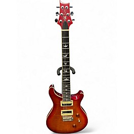 Used PRS SE Custom 24 Cherry Sunburst Solid Body Electric Guitar