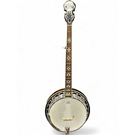 Used Epiphone masterbuilt mb250 Natural Banjo