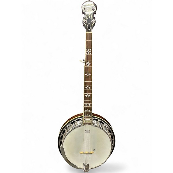 Used Epiphone masterbuilt mb250 Natural Banjo