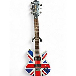 Used 2007 Washburn Def Leppard British Flag Solid Body Electric Guitar