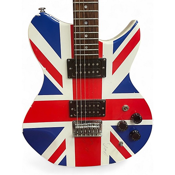 Used 2007 Washburn Def Leppard British Flag Solid Body Electric Guitar