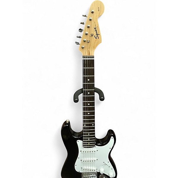 Used Squire MINI Black and White Electric Guitar