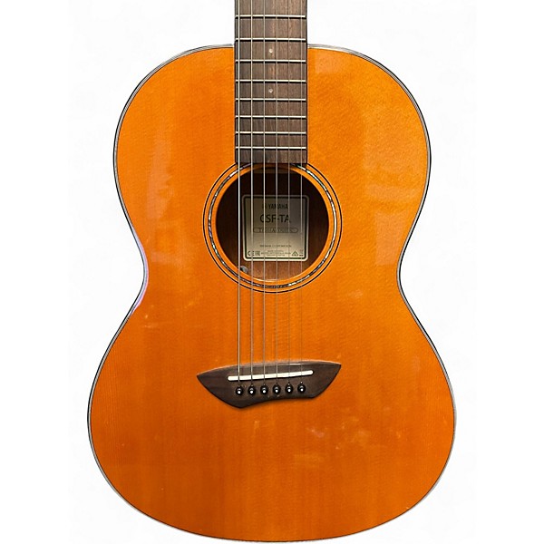 Used 2023 Yamaha CSF-TA Worn Natural Acoustic Guitar