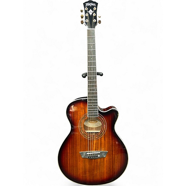 Used Washburn EA55G-A-U Vintage Sunburst Acoustic Electric Guitar