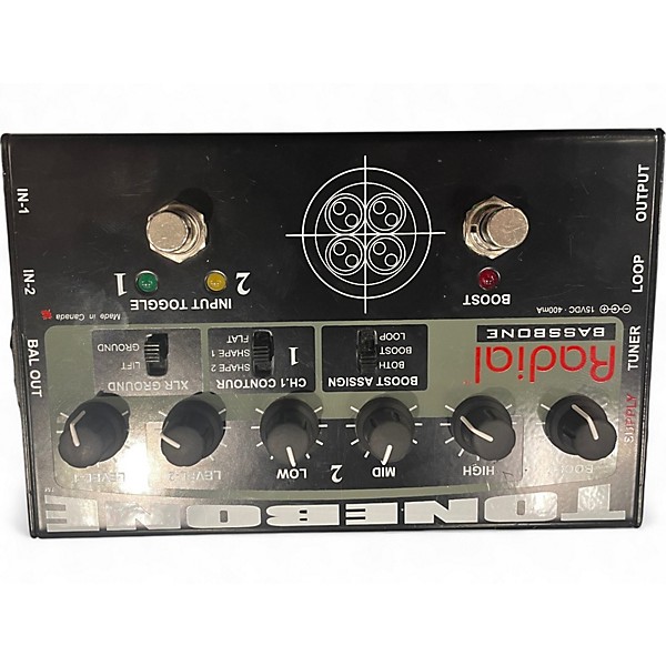 Used Radial Engineering Bassbone Bass Pre DI Bass Effect Pedal