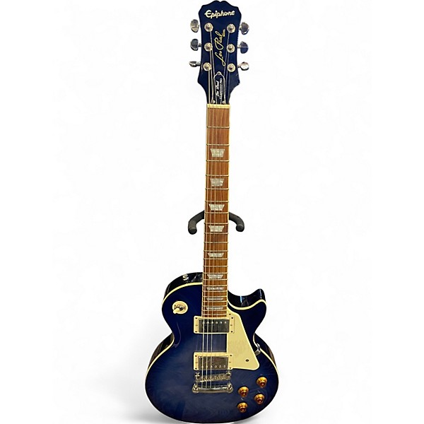 Used Epiphone Les Paul Standard Pro Blue Burst Solid Body Electric Guitar