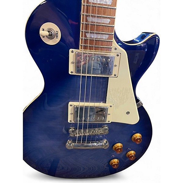 Used Epiphone Les Paul Standard Pro Blue Burst Solid Body Electric Guitar