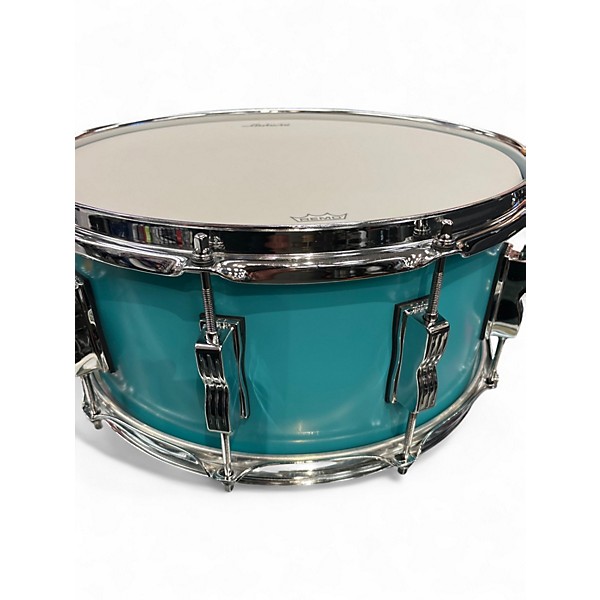 Used Ludwig 6.5X14 Classic Maples heritage blue Drum
