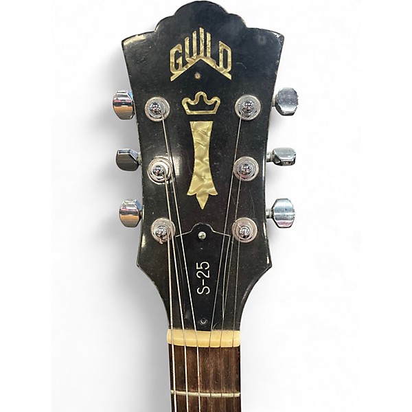 Used Guild S-25 Crimson Burst Solid Body Electric Guitar