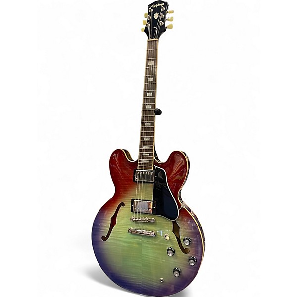 Used Epiphone ES335 FIGURED Blue Burst Hollow Body Electric Guitar
