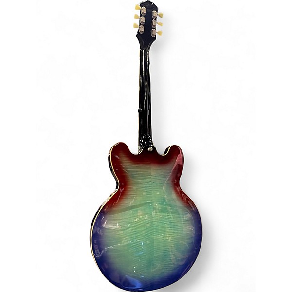 Used Epiphone ES335 FIGURED Blue Burst Hollow Body Electric Guitar